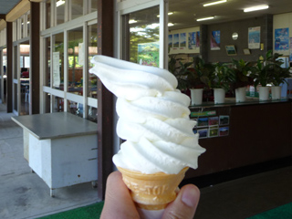 内山牧場のソフトクリーム