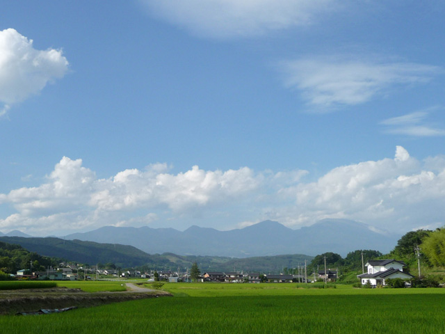 田舎風景/浅間山
